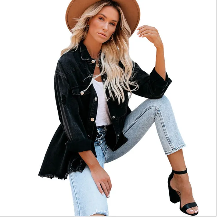 Long Sleeve Denim Cowgirl Jacket