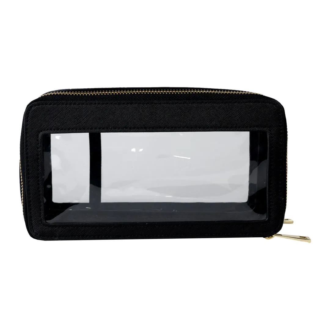 Make Me Blush Cosmetics Case in Black