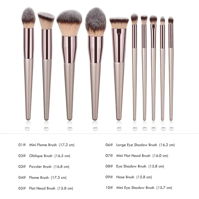 Makeup Brushes Set Cosmetic Powder Blending Beauty Tools