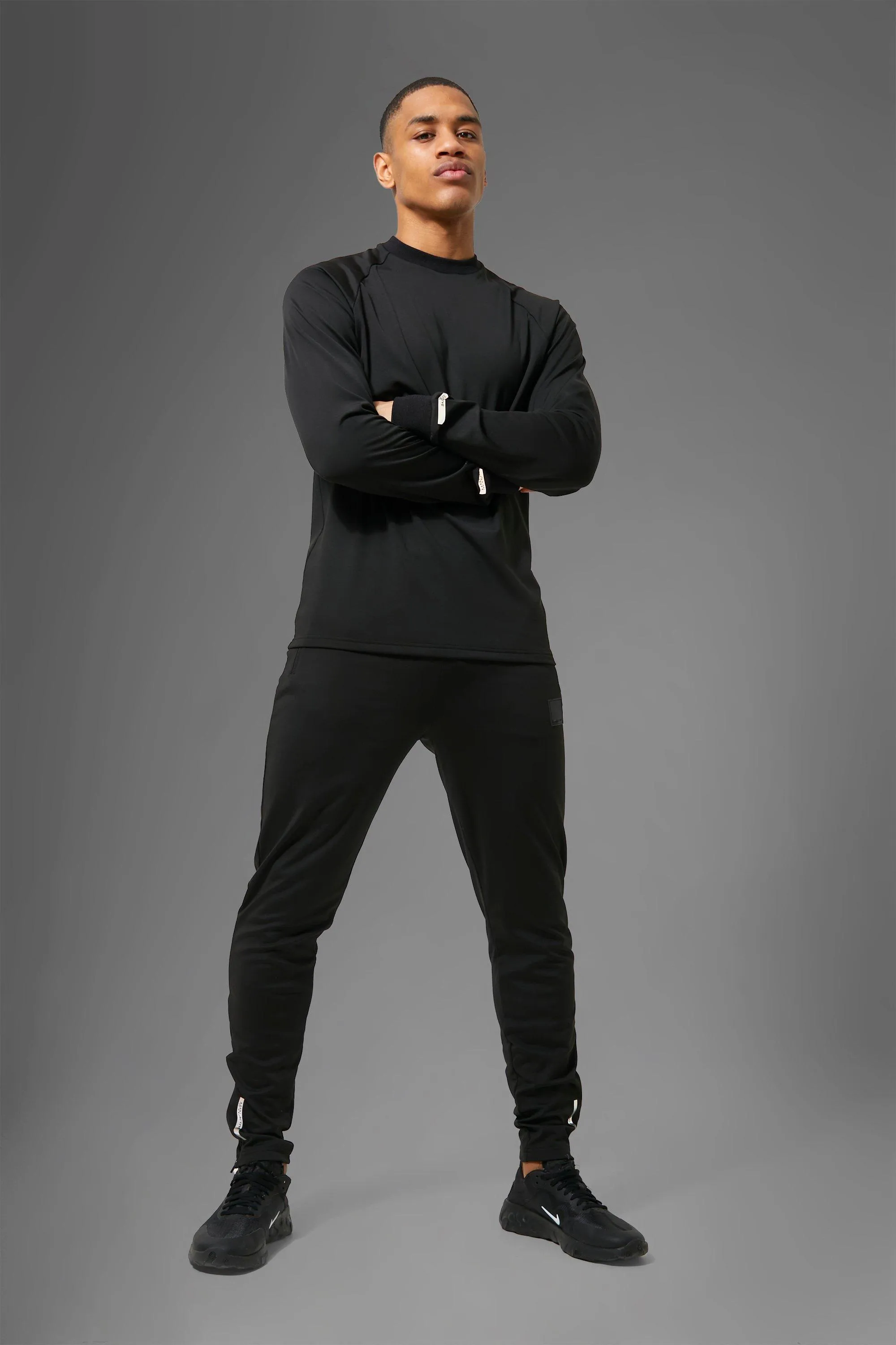 Man Active Gym Performance Sweater Tracksuit