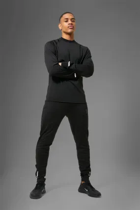 Man Active Gym Performance Sweater Tracksuit