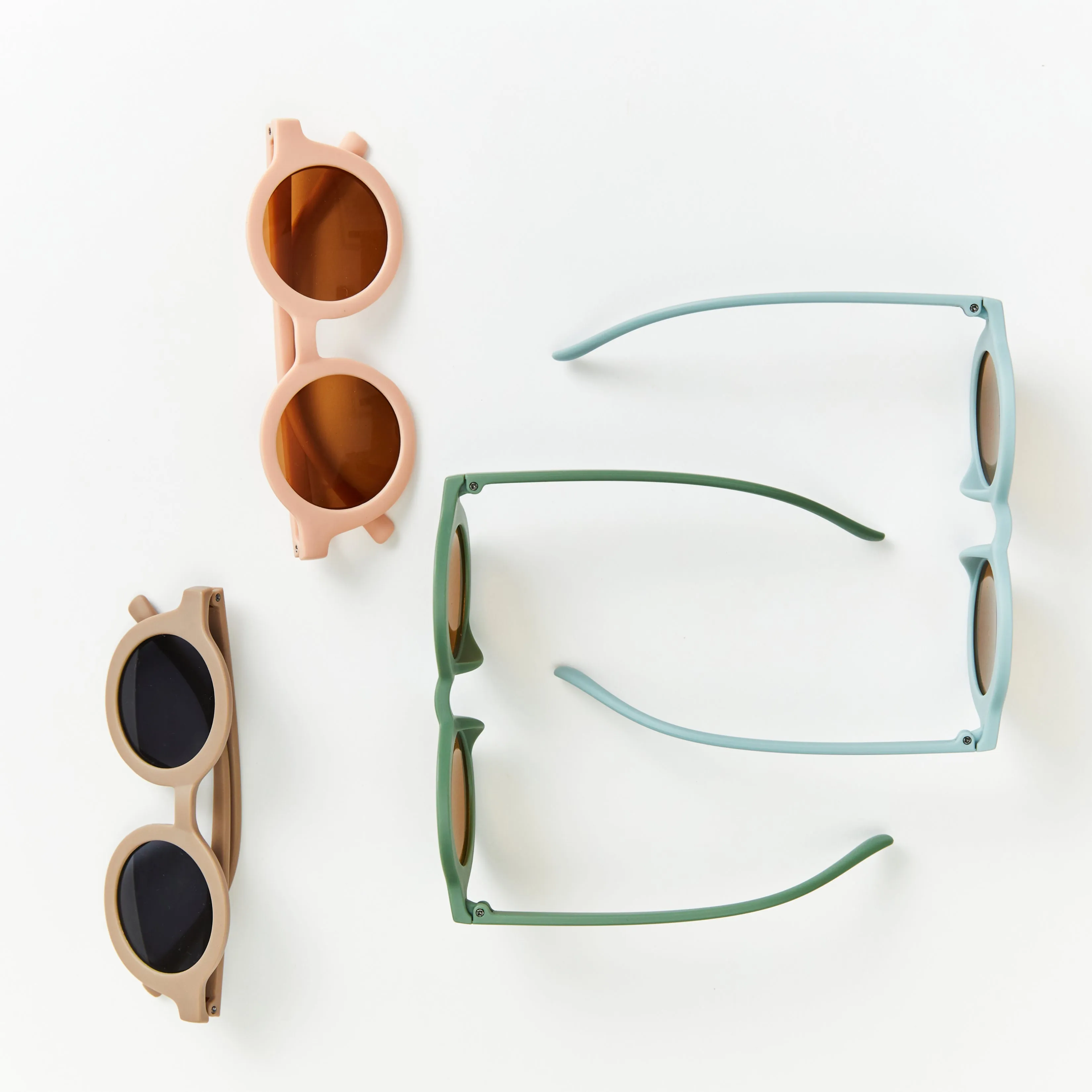 Matte Blue Ava Baby Sunglasses