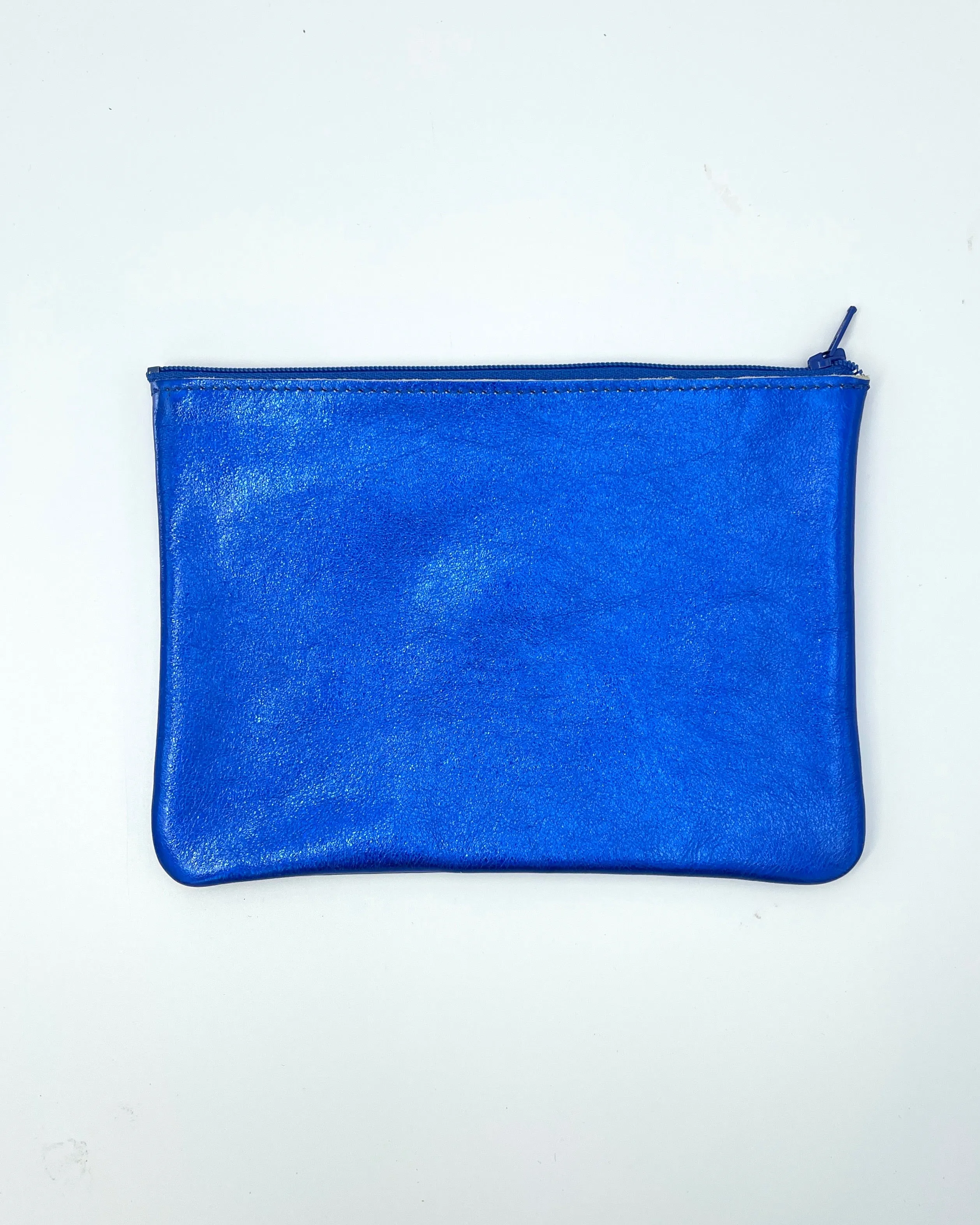 Medium Zip Leather Pouches