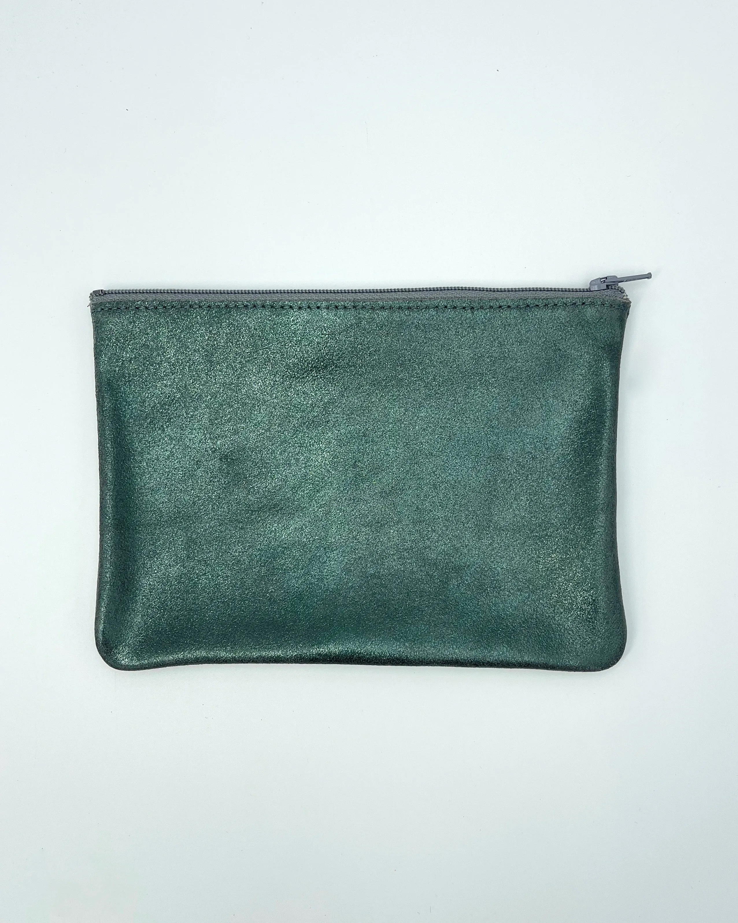 Medium Zip Leather Pouches