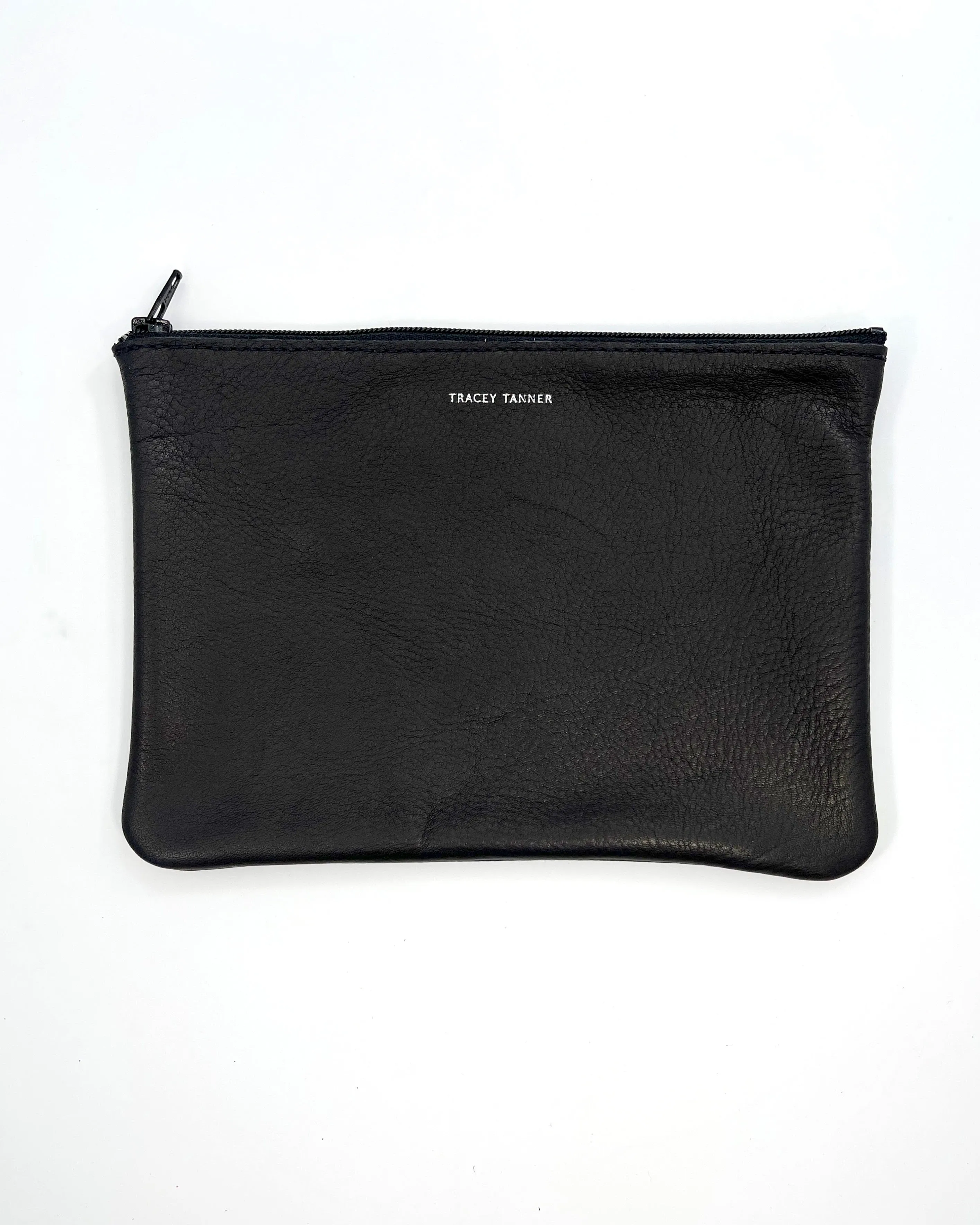 Medium Zip Leather Pouches