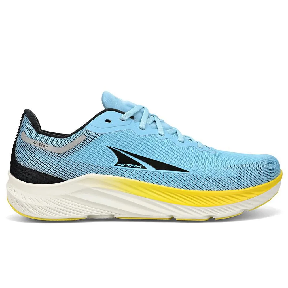 Men's Altra Rivera 3, Blue/Yellow, 10.5 D Medium