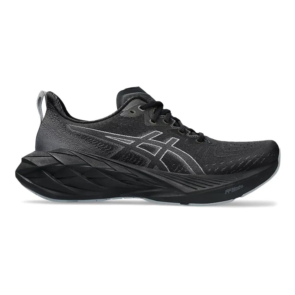 Men's Asics Novablast 4, Black/Graphite Grey, 7.5 D Medium