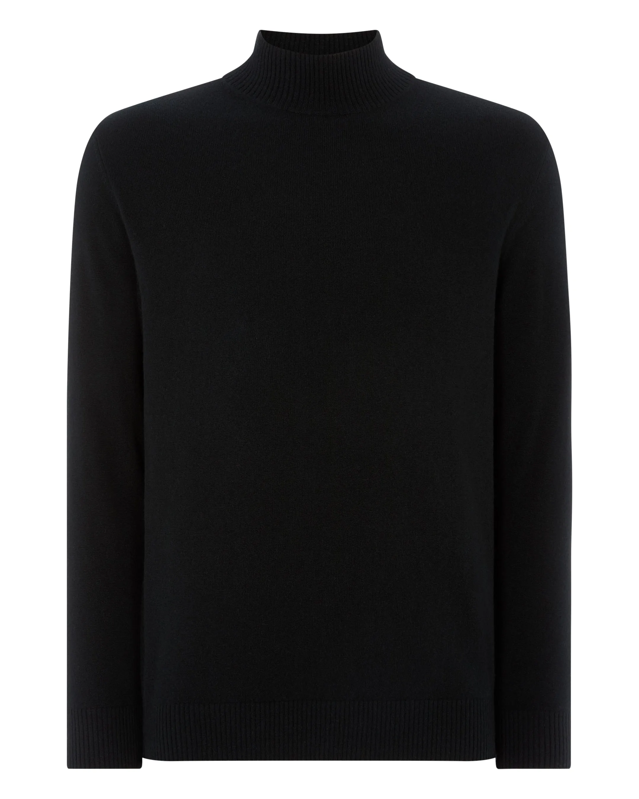 Men's Mayfair Turtle Neck Cashmere Jumper Black