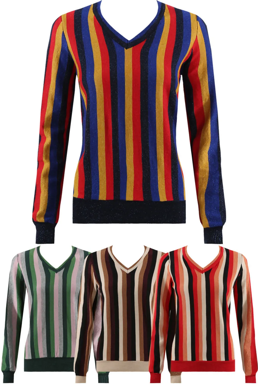 Multi Stripe Jumpers Mixed Pack