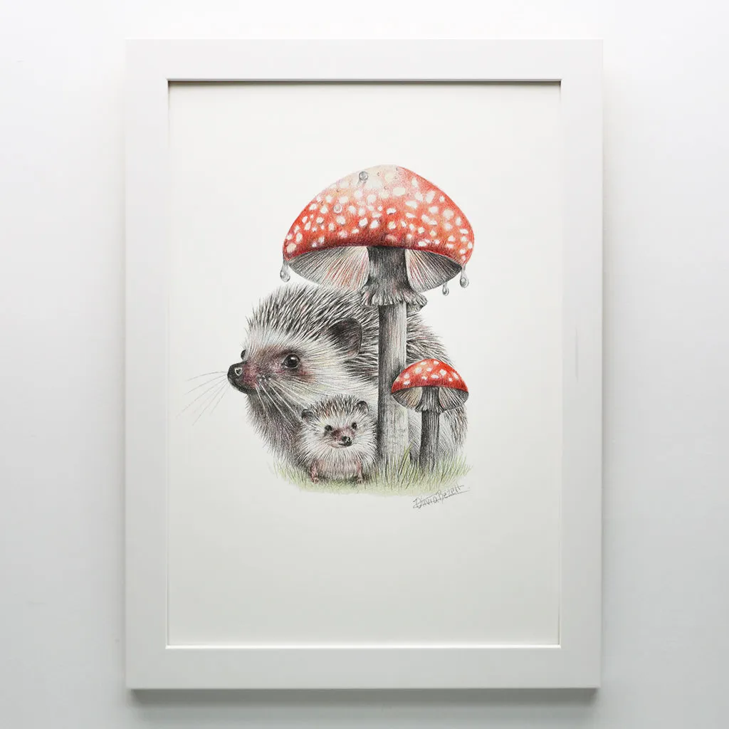 Mushroom Umbrella Print