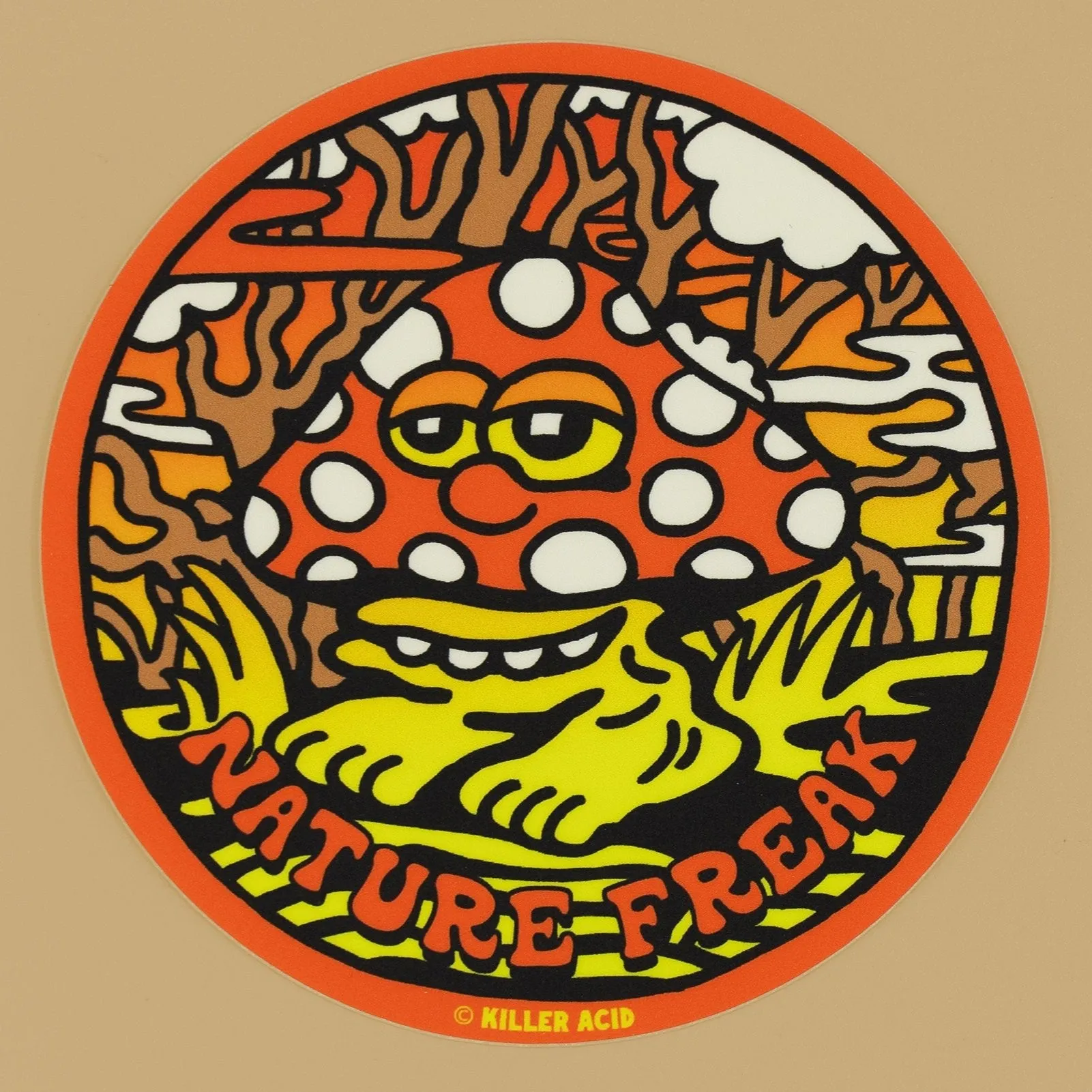 Nature Freak Sticker