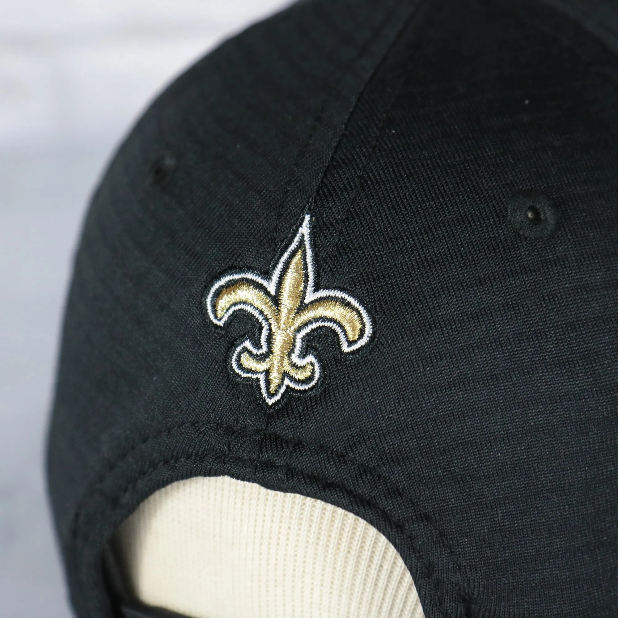 New Orleans Saints 2020 Draft Logo Outline | Black Snapback Hat