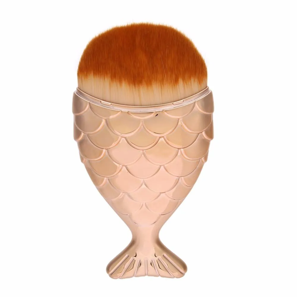 New Professional Powder Mermaid Ladies Beauty Makeup Brushes