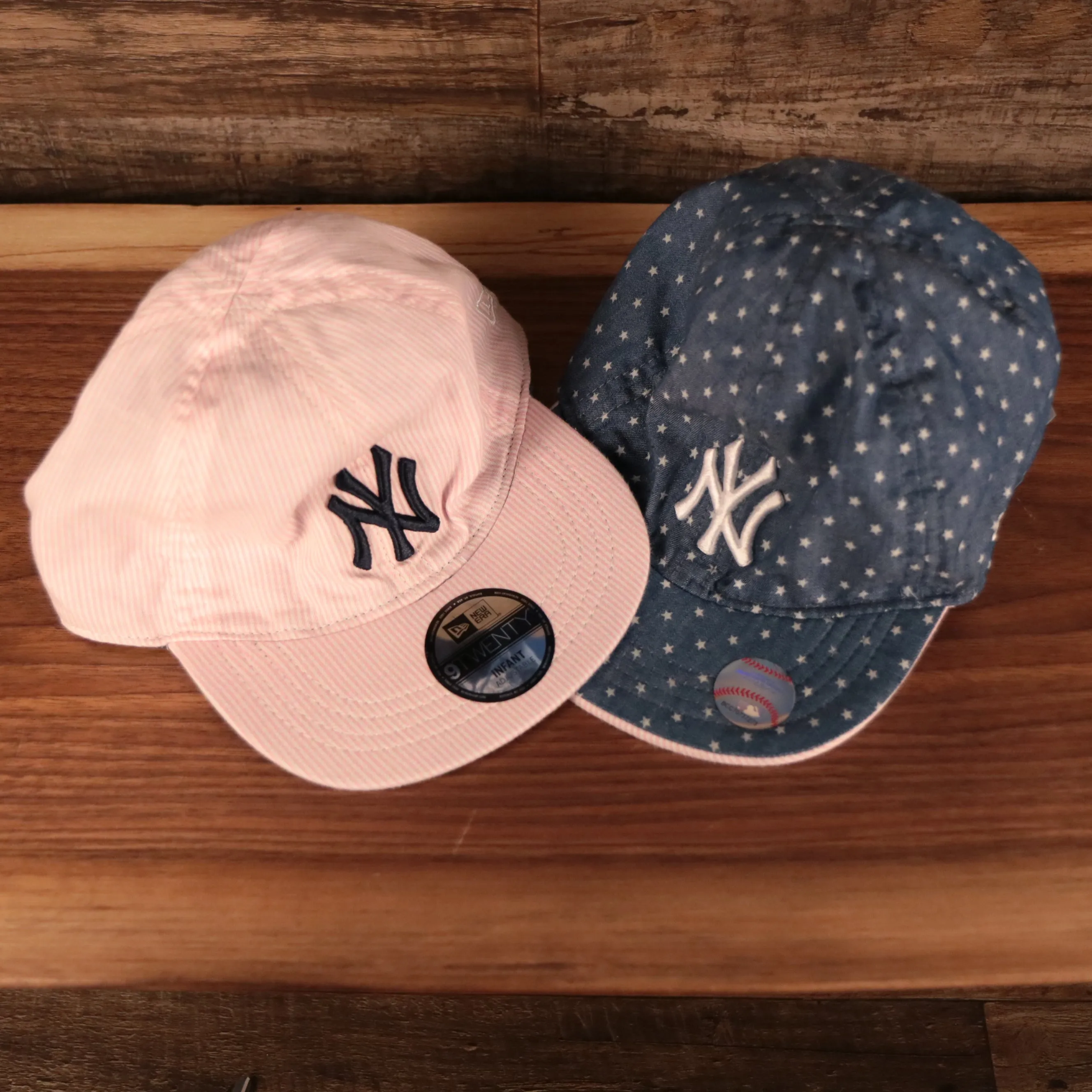 New York Yankees Reversible Navy & Pink Infant 9Twenty Dad Hat