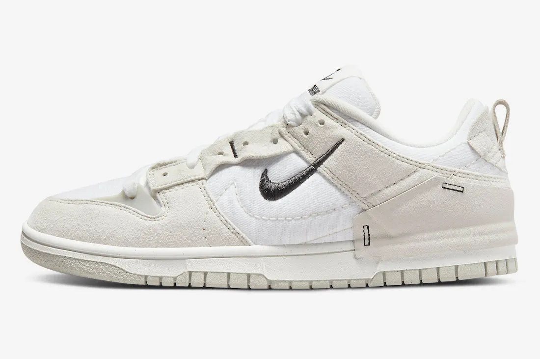 Nike SB Dunk Low Disrupt 2 Pale Ivory White Black DH4402-101