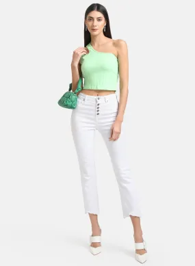 One Shoulder Top With Cut-Out