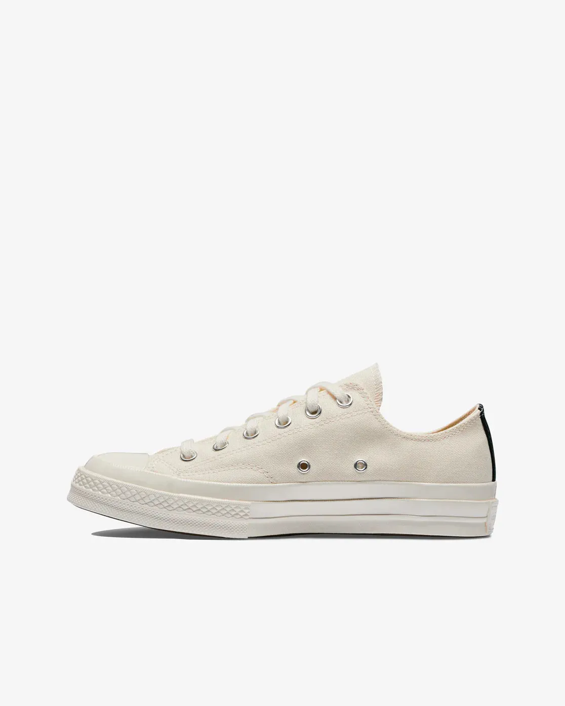 Play Comme des Garons X Converse Small Red Heart All Star '70 Low (White)