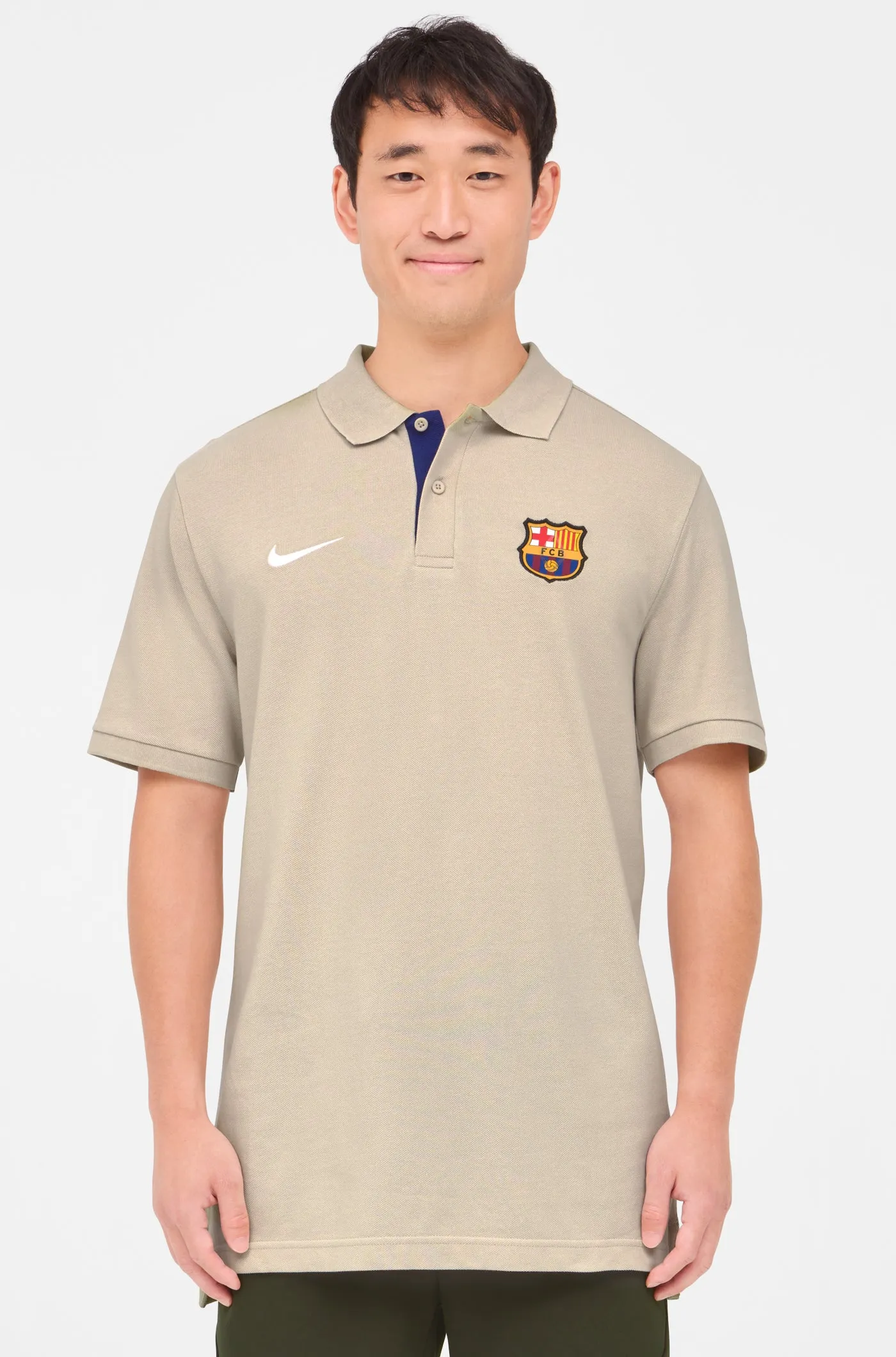 Polo crest beige Bara Nike