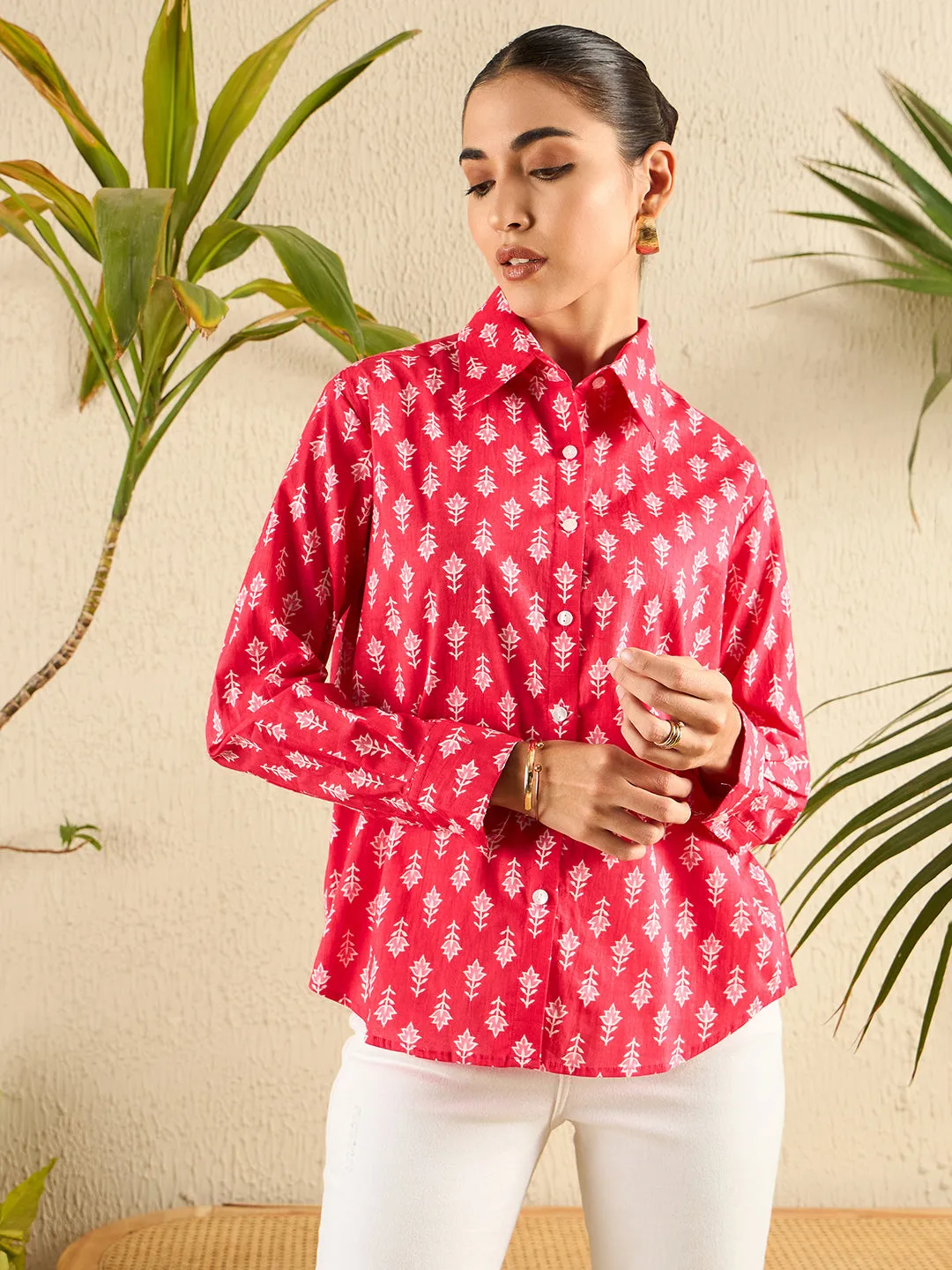 Printed Cotton Shirt