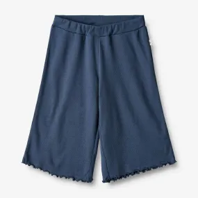 Rib Pants Gaia - blue waves