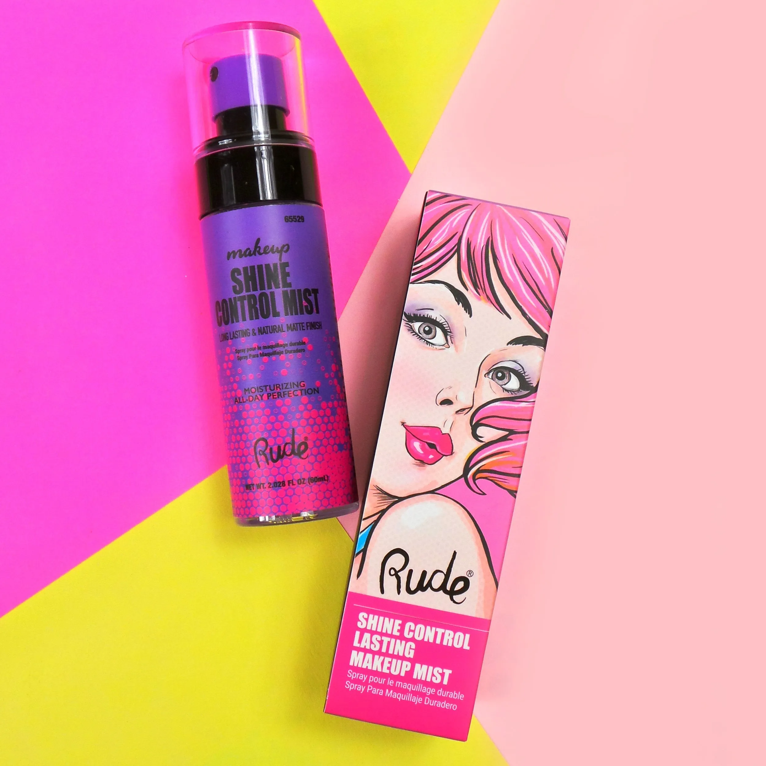 RUDE Shine Control Lasting Fijador de Maquillaje