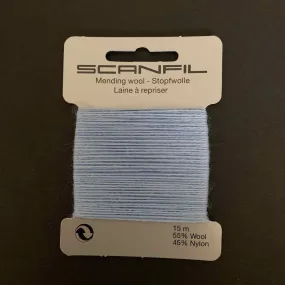 SCANFIL  Wool Darning Thread  Light Blue