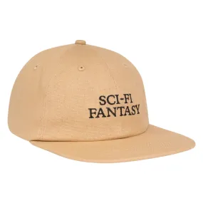 SCI-FI FANTASY LOGO HAT // KHAKI