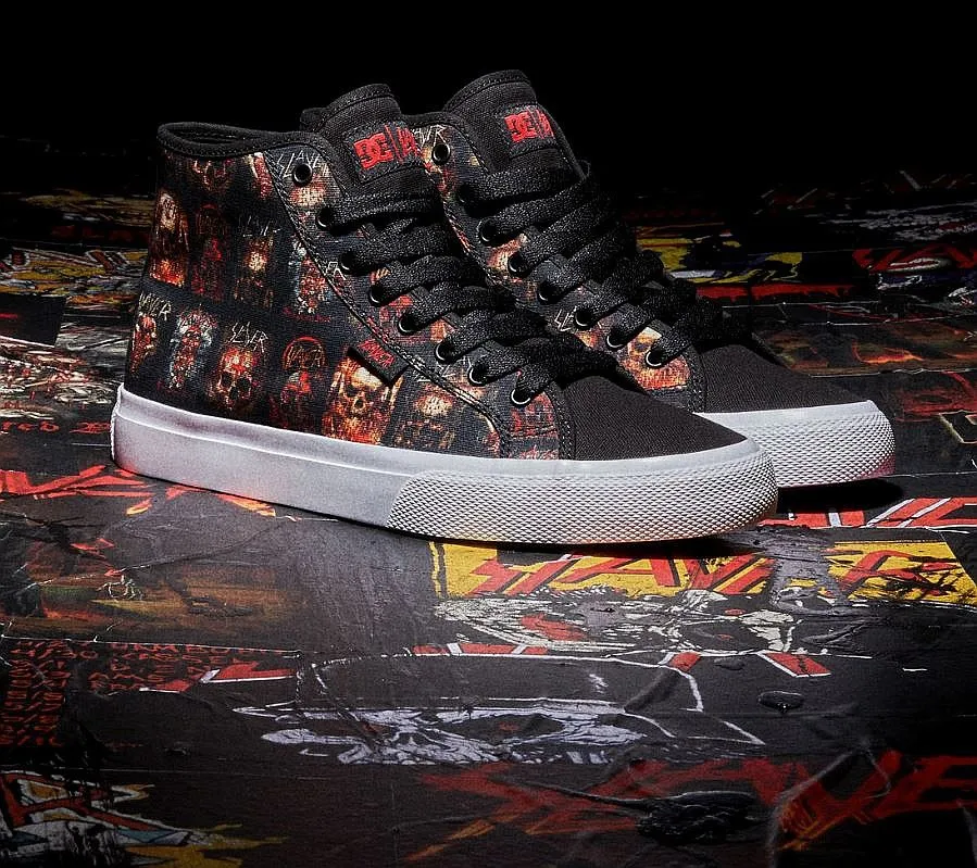 shoes DC Slayer Manual Hi - BWP/Black/White Print - men´s