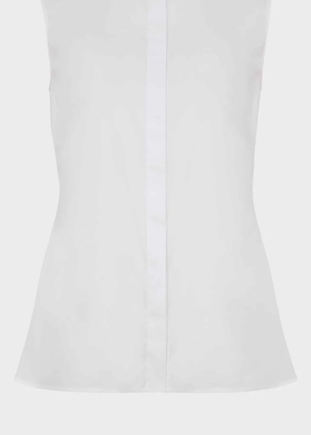 Sleeveless Vic Shirt 0121/6573/3647l00 White