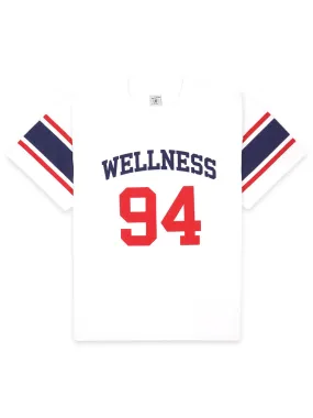 Sporty & Rich Wellness 94 Rugby Tee in White