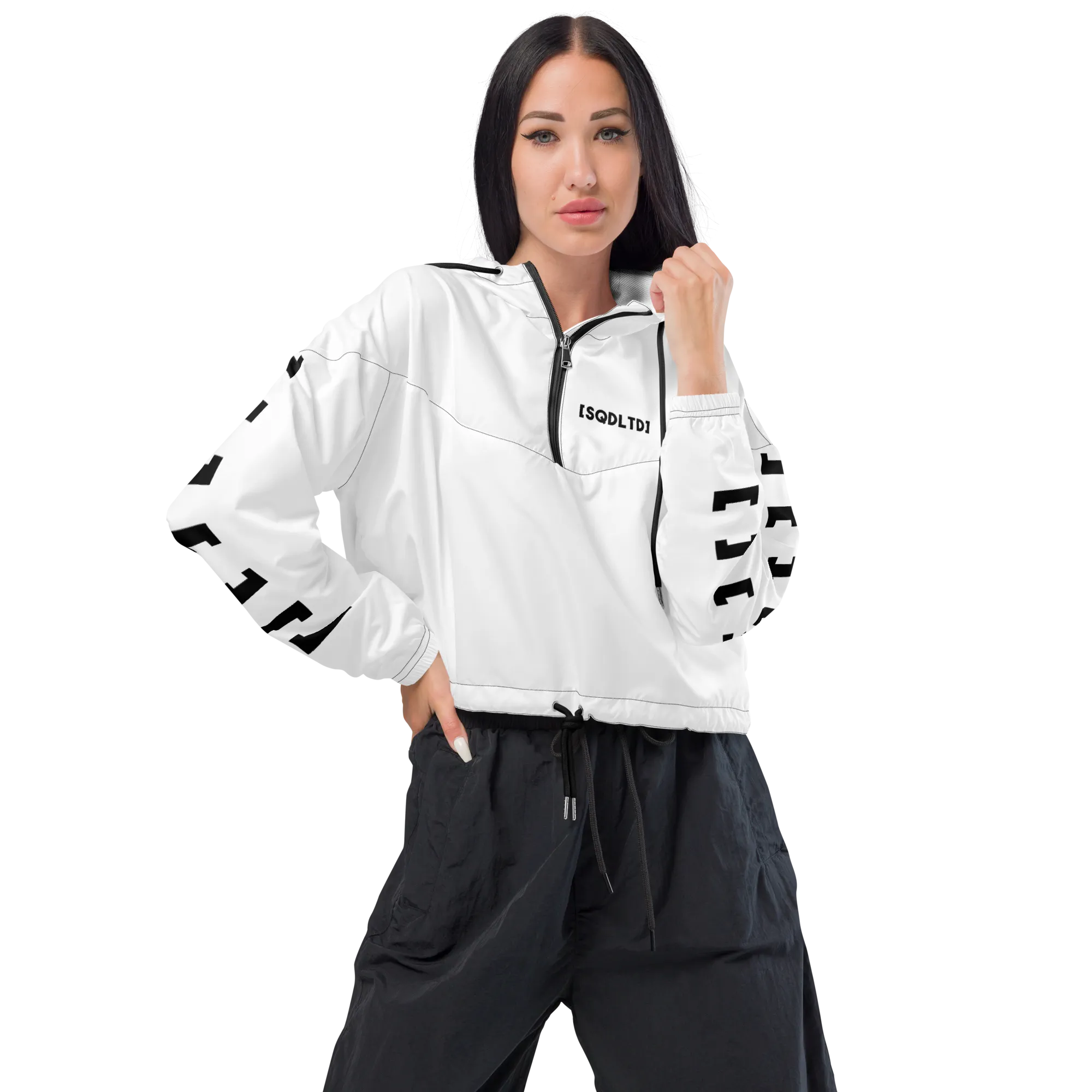 Sqdltd SP23 Women’s cropped windbreaker WB