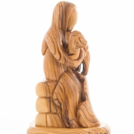 The Good Shepherd, Jesus Christ, 9.3 Abstract Olive Wood Carving