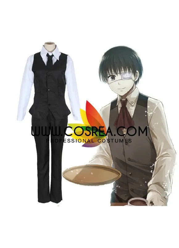 Tokyo Ghoul Ken Kaneki Anteiku Cafe Cosplay Costume