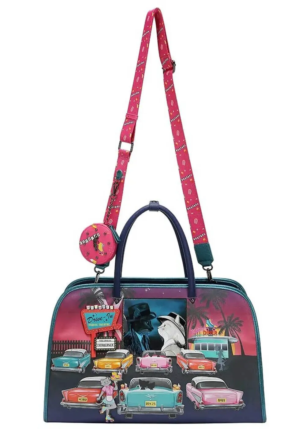 Vendula London Kitty's Drive In Movie Catablanca Bibi Overnight Bag