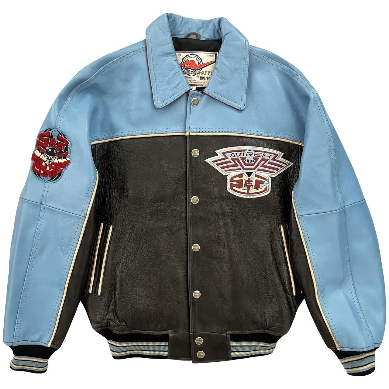 Vintage Avirex Leather Varsity Jacket