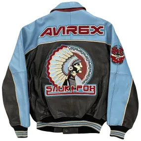 Vintage Avirex Leather Varsity Jacket