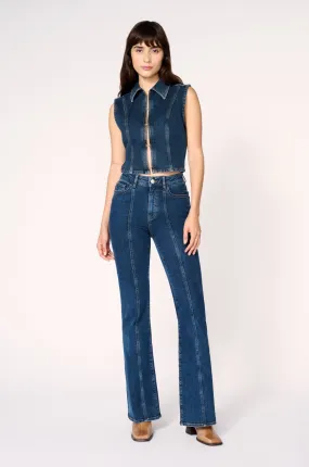 Warp + Weft Mia Flare Denim In Prescott