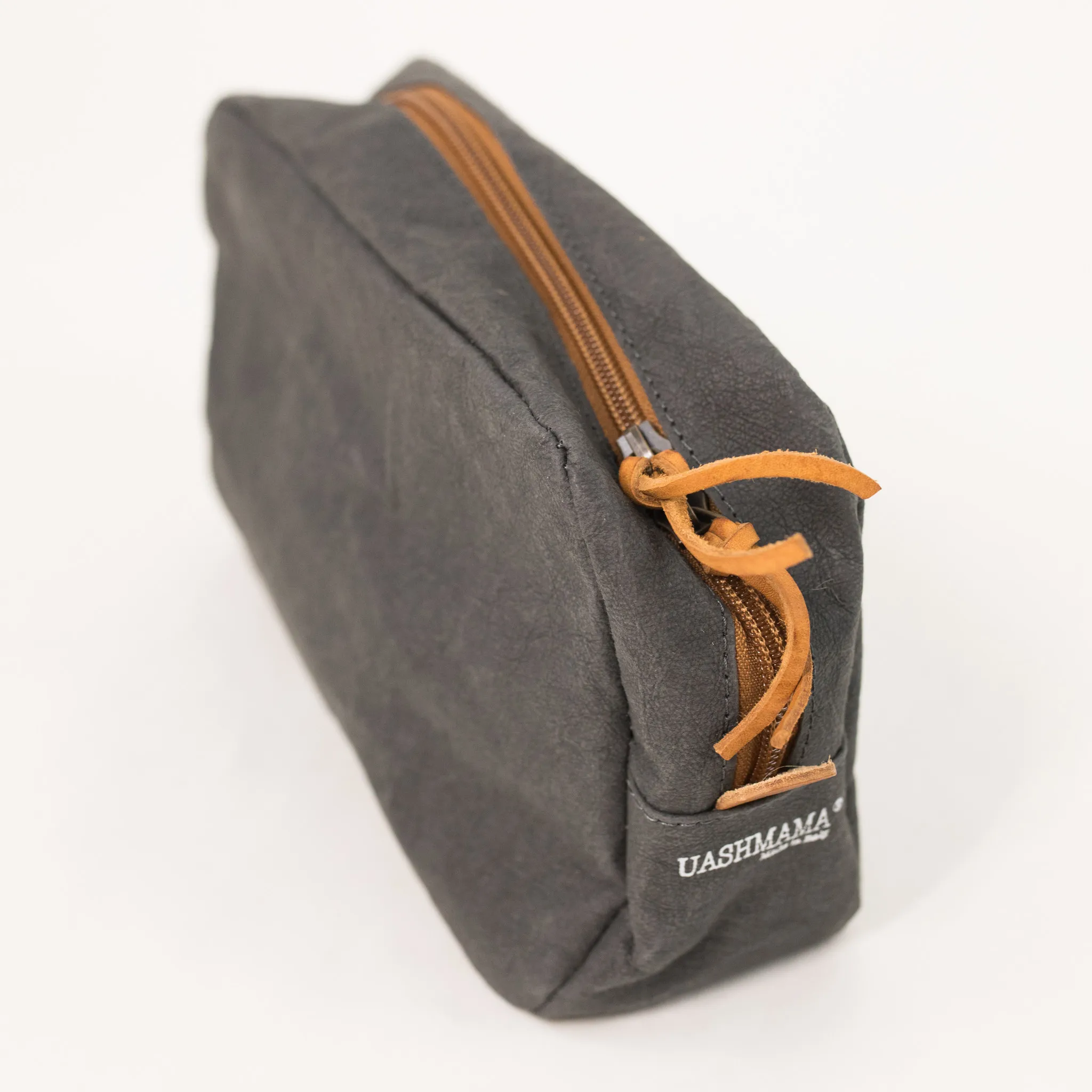 Washable Paper Dopp Kit in Dark Grey