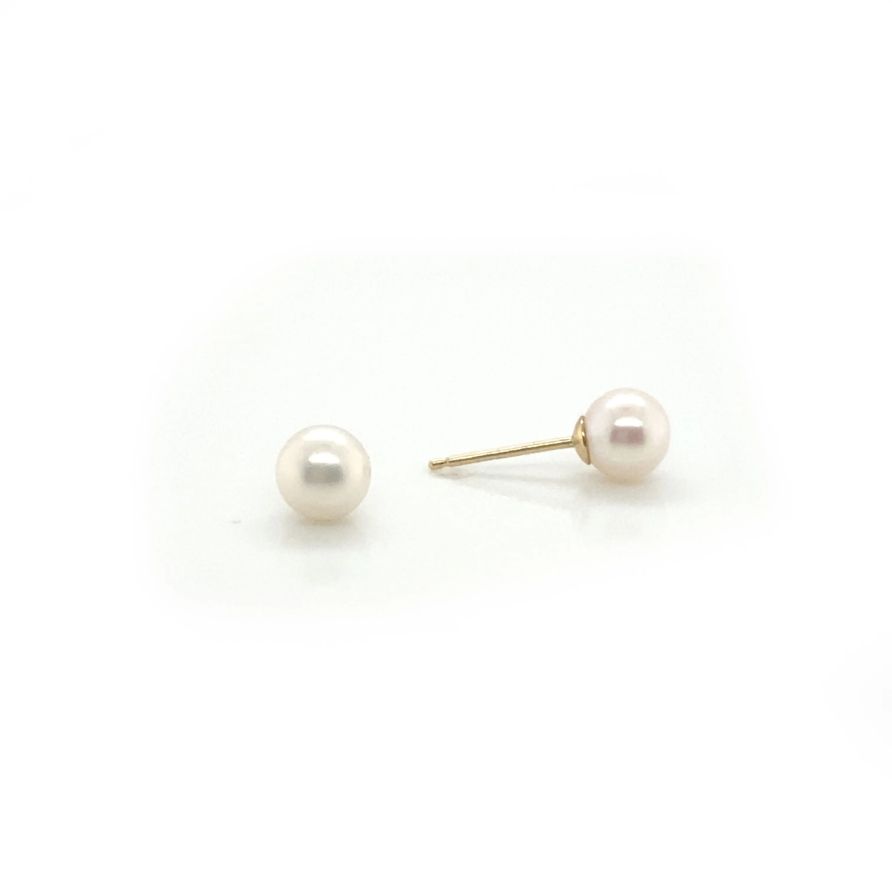 White Pearl Earrings