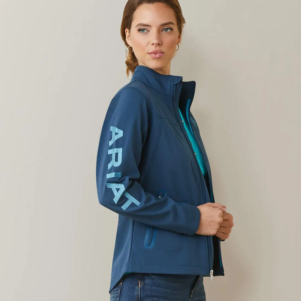 Women's New Team Softshell Jacket - Deep Petroleum - 10043524