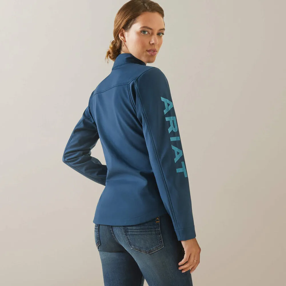 Women's New Team Softshell Jacket - Deep Petroleum - 10043524