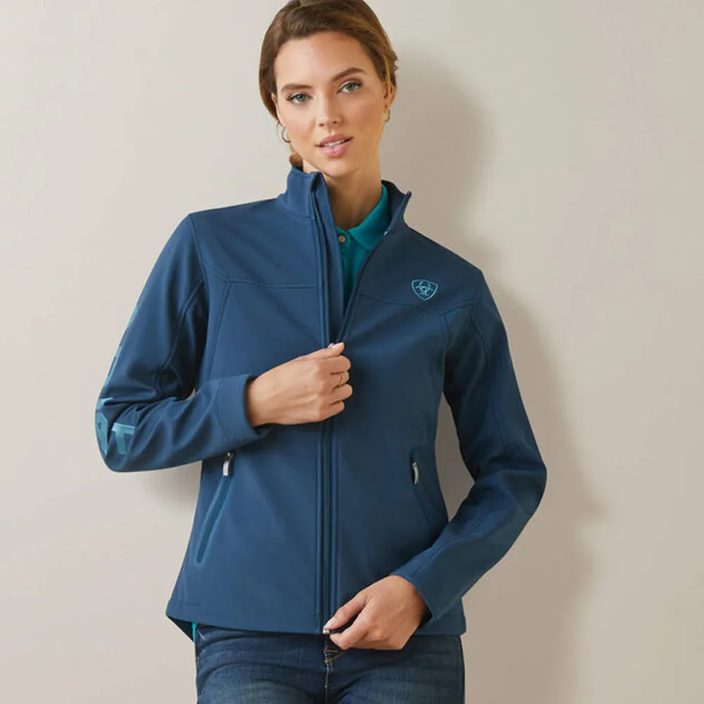 Women's New Team Softshell Jacket - Deep Petroleum - 10043524