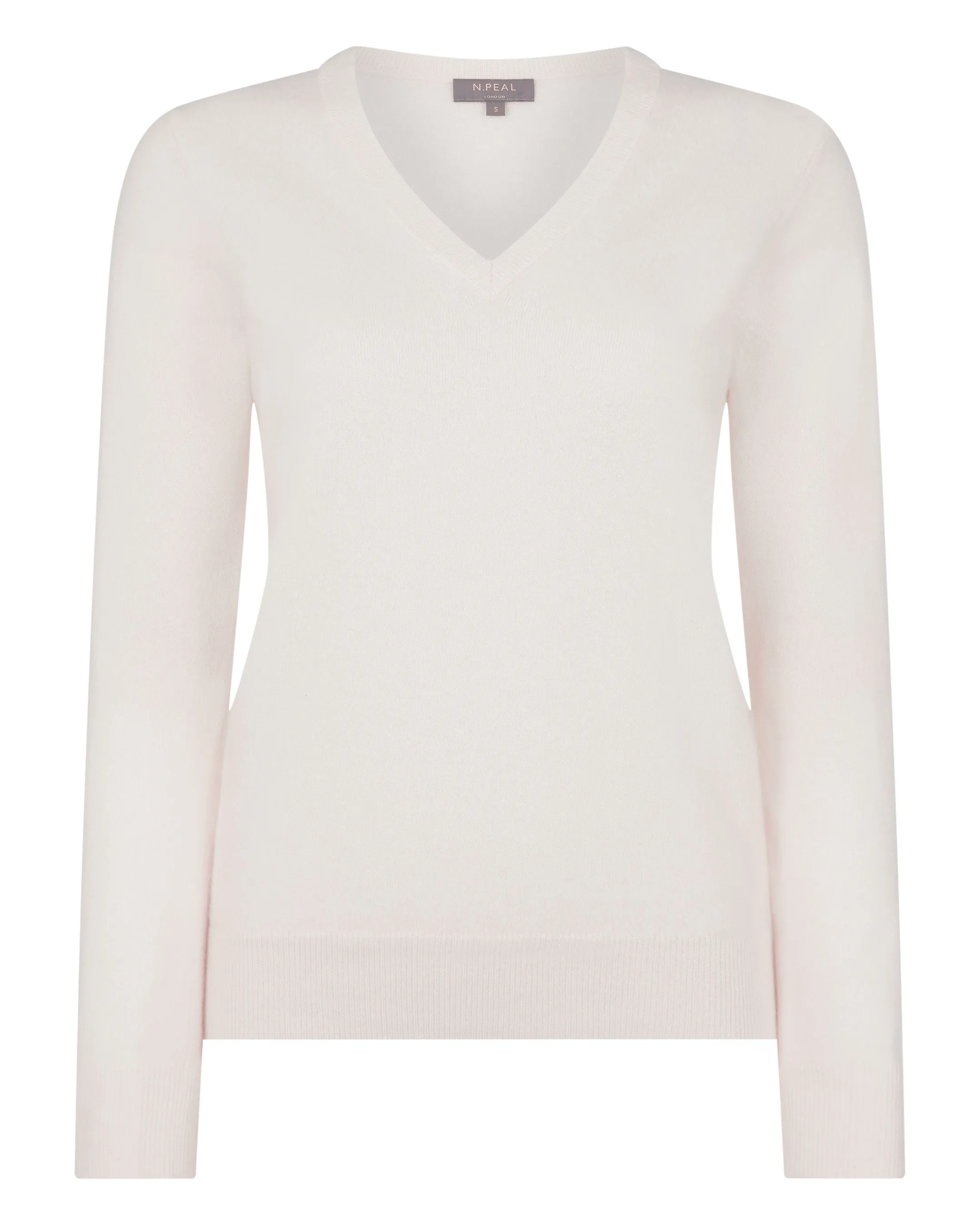 Women's Phoebe V Neck Cashmere Jumper New Ivory White