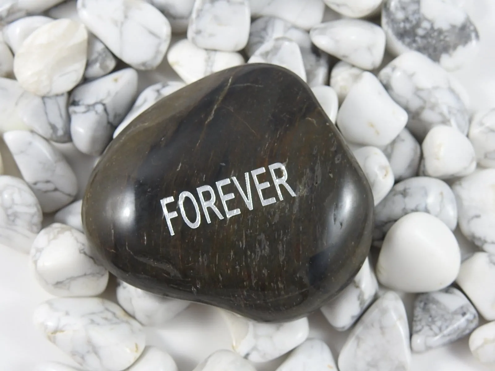 Word Stone (Energy, Friendship, Forever) CLOSEOUT