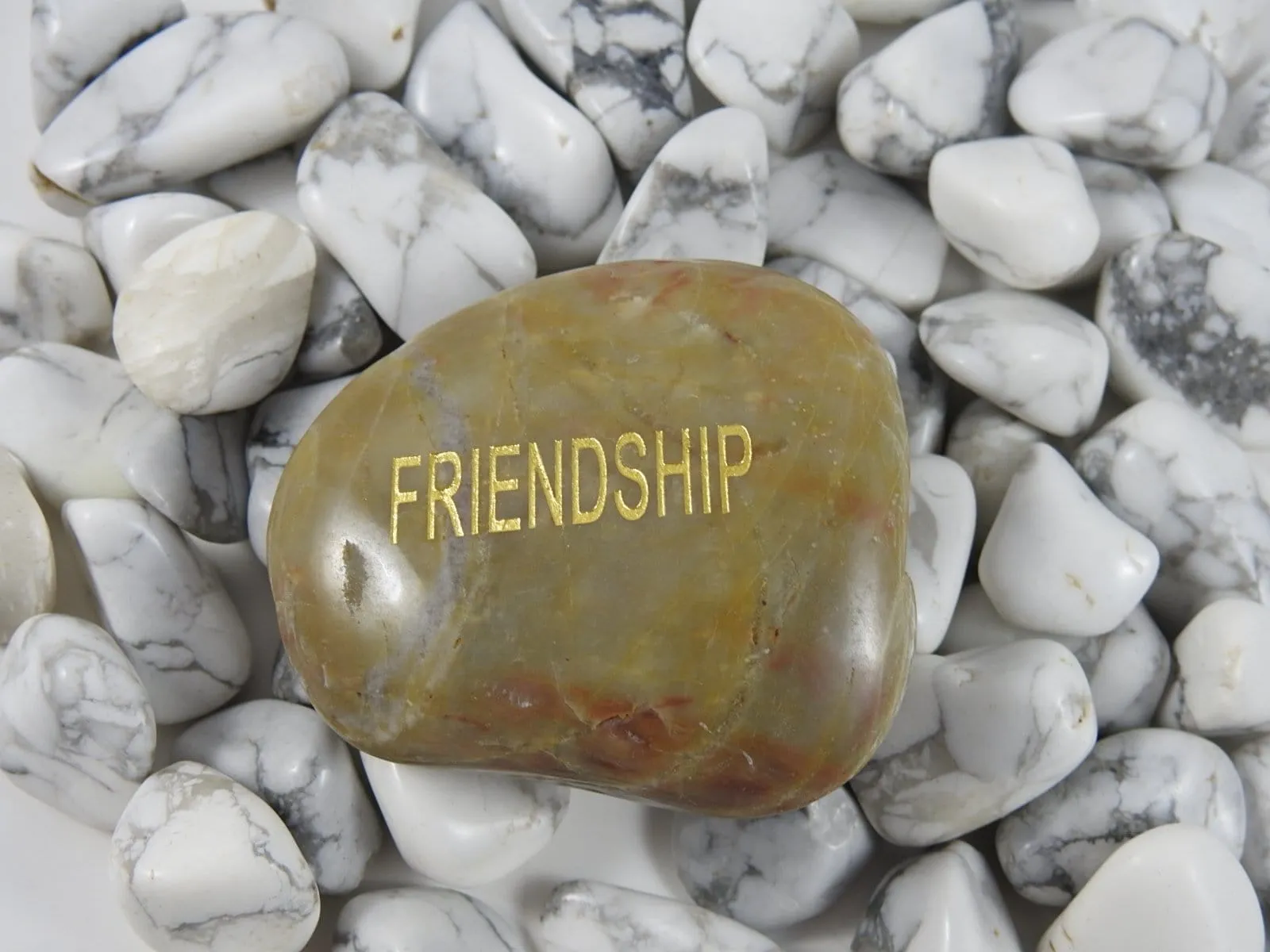 Word Stone (Energy, Friendship, Forever) CLOSEOUT